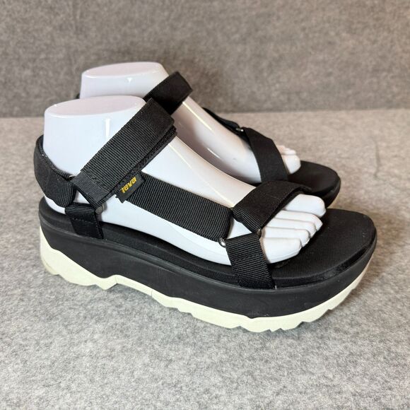 Teva Women's Size 9 Jadito Universal Black Sandals Platforms 1117070.BLK - Picture 2 of 7